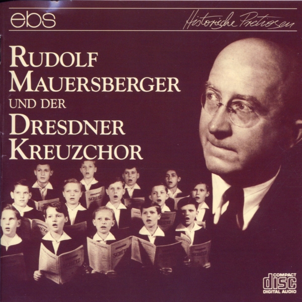 Various Composers - Rudolf Mauersberger & Dresdner Kreu in the group CD / Bestsellers at Bengans Skivbutik AB (5573928)