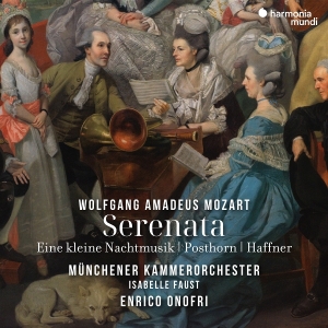 Münchener Kammerorchester | Isabelle Faust | Enrico Onofri - Mozart Serenata: Eine Kleine Nachtmusik, Posthorn, Haffner in the group OTHER / Övrigt / at Bengans Skivbutik AB (5574106)