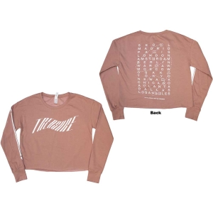 Ateez  - Sweatshirt Small Uni: Fellowship Map The Treasure Crop (Back Print & Ex-Tour) (Small) in the group MERCHANDISE / T-shirt / K-Pop at Bengans Skivbutik AB (5574326)