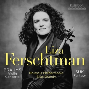 Liza Ferschtman & Brussels Philharmonic & Elias Grandy - Brahms: Violin Concerto / Suk: Fantasy Op. 24 in the group CD / Klassiskt at Bengans Skivbutik AB (5574857)
