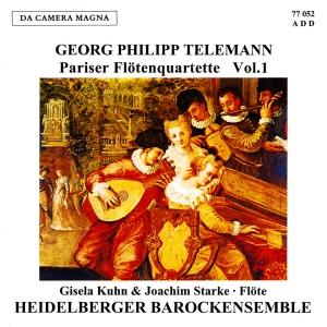 Telemann G P - Flute Quartets, Vol. 1 in the group CD / Klassiskt at Bengans Skivbutik AB (5574895)