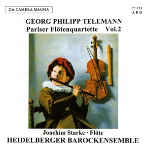 Telemann G P - Flute Quartets, Vol. 2 in the group CD / Klassiskt at Bengans Skivbutik AB (5574896)