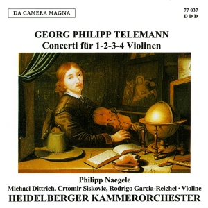 Telemann G P - Concertos For 1-2-3-4 Violins in the group CD / Klassiskt at Bengans Skivbutik AB (5574980)
