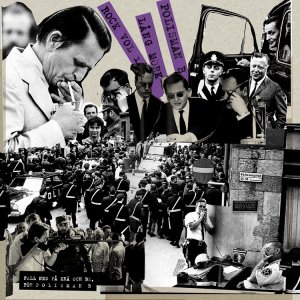 Polisman B - Lång Mörk Rock Vol 1  (Splatter Coloured Vinyl) in the group VINYL / Pop-Rock at Bengans Skivbutik AB (5576725)