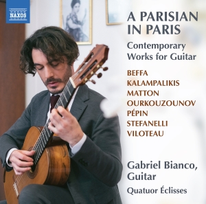 Gabriel Bianco Quatuor Eclisses - A Parisian In Paris - Contemporary in the group CD / New releases at Bengans Skivbutik AB (5576753)