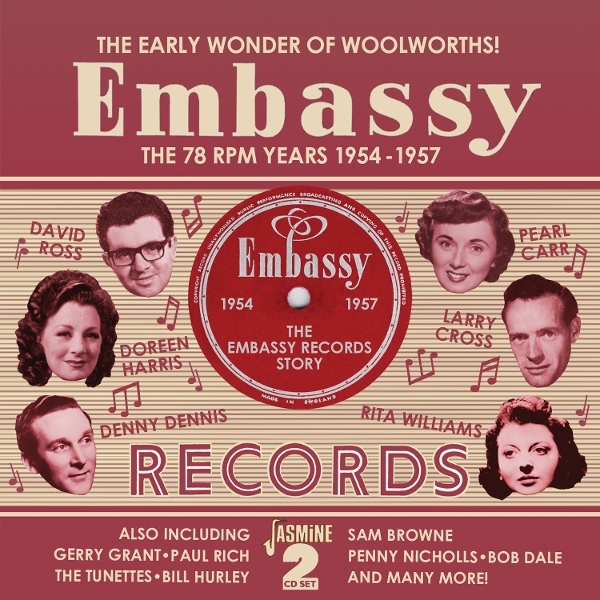 V/A - Embassy Records – The 78 Rpm Years, 1954-1957 in the group CD / Bestsellers at Bengans Skivbutik AB (5576896)