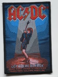 Ac/Dc - Patch Let There Be Rock (10 X 6,8 C in the group MERCHANDISE / Patch / Heavy Metal at Bengans Skivbutik AB (5577282)