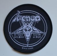 Venom - Patch In League With Satan (9,5 X 9 in the group MERCHANDISE / Patch / Heavy Metal at Bengans Skivbutik AB (5577320)