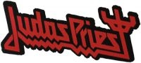 Judas Priest - Logo Cut Out Patch (3,8 X 9,7 Cm) in the group MERCHANDISE / Patch / Heavy Metal at Bengans Skivbutik AB (5577356)
