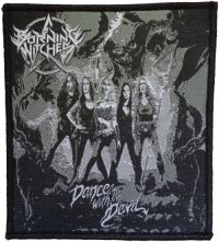 Burning Witches - Patch Dance With The Devils (10,8 X in the group MERCHANDISE / Patch / Heavy Metal at Bengans Skivbutik AB (5577382)