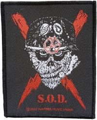 Stormtroopers Of Death (S.O.D.) - Patch Scrawled Lightning (9,9 X 7,9 in the group MERCHANDISE / Patch / Heavy Metal at Bengans Skivbutik AB (5577399)