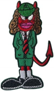 Ac/Dc - Patch Angus Devil (8,9 X 5,5 Cm) in the group MERCHANDISE / Accessoarer / Heavy Metal at Bengans Skivbutik AB (5577405)