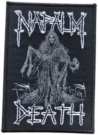 Napalm Death - Patch Reaper - Black Border (11,6 X in the group MERCHANDISE / Accessoarer / Heavy Metal at Bengans Skivbutik AB (5577410)