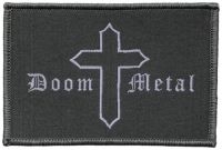 Doom Metal - Patch Doom Metal (6,8 X 10,1 Cm) in the group MERCHANDISE / Patch / Heavy Metal at Bengans Skivbutik AB (5577411)
