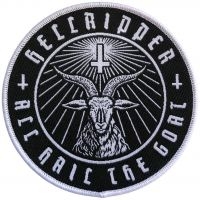Hellripper - Patch Goatmaster White (9 Cm) in the group MERCHANDISE / Patch / Heavy Metal at Bengans Skivbutik AB (5577456)