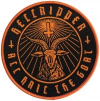 Hellripper - Patch Goatmaster Orange (9 Cm) in the group MERCHANDISE / Accessoarer / Heavy Metal at Bengans Skivbutik AB (5577458)