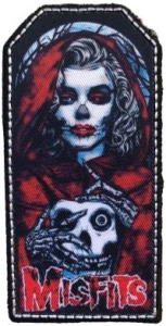 Misfits - Patch Lady Skull (10,4 X 5 Cm) in the group MERCHANDISE / Patch / Pop-Rock at Bengans Skivbutik AB (5577589)