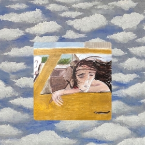 Wild Pink - Dulling The Horns (Blue And Yellow in the group VINYL / Pop-Rock at Bengans Skivbutik AB (5577664)