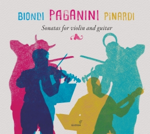 Niccolò Paganini - Sonatas For Violin & Guitar in the group CD / Klassiskt at Bengans Skivbutik AB (5578405)