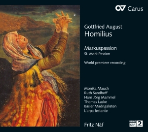 Homilius - St Mark Passion in the group CD / Klassiskt at Bengans Skivbutik AB (5578465)