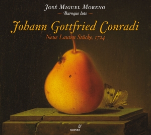Conradi Johann Gottfried - New Pieces For Lute 1724 in the group CD / Klassiskt at Bengans Skivbutik AB (5579255)