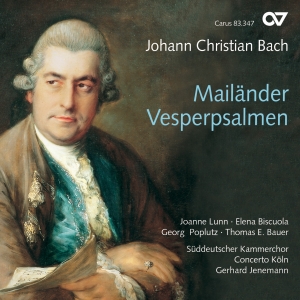 Bach J C - Milano Vespers Psalms in the group CD / Klassiskt at Bengans Skivbutik AB (5579315)