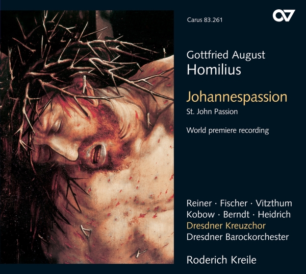 Homilius - St John Passion in the group CD / Bestsellers at Bengans Skivbutik AB (5579705)