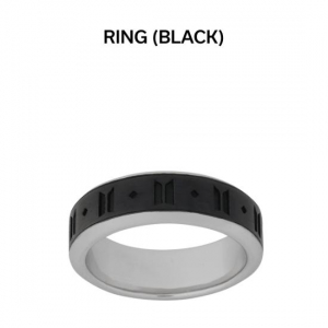 Bts - Monochrome Ring (BK_L) in the group MERCHANDISE / Merch / K-Pop at Bengans Skivbutik AB (5580241)