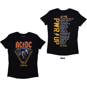 Ac/Dc - Angus Triangle Eu Tour 24 Lady Bl T-Shirt in the group MERCHANDISE / T-shirt / Heavy Metal at Bengans Skivbutik AB (5581205r)