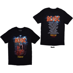 Ac/Dc - Guitar Eu Tour 24 Uni Bl T-Shirt in the group MERCHANDISE / T-shirt / Heavy Metal at Bengans Skivbutik AB (5581210r)