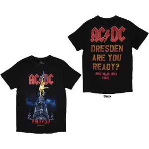 Ac/Dc - Pwr Up Dresden 24 Lady Bl T-Shirt in the group MERCHANDISE / T-shirt / Heavy Metal at Bengans Skivbutik AB (5581223r)