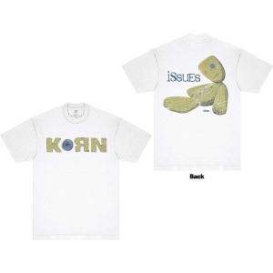 Korn - Doll Issues Uni Wht T-Shirt in the group MERCHANDISE / T-shirt / Heavy Metal at Bengans Skivbutik AB (5581242r)