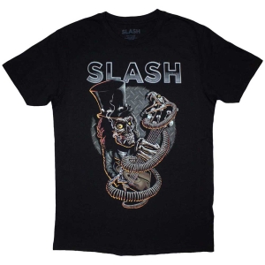 Slash - Skull Guitar Snake Uni Bl T-Shirt in the group MERCHANDISE / T-shirt / Heavy Metal at Bengans Skivbutik AB (5581254r)