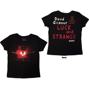 David Gilmour - Luck & Strange Stage Shot Lady Bl T-Shirt in the group MERCHANDISE / T-shirt / Pop-Rock at Bengans Skivbutik AB (5581545r)