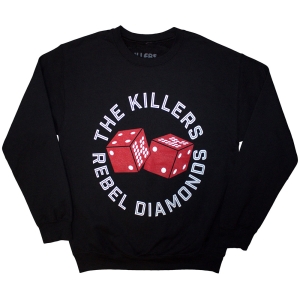 The Killers - Tour 24 Rebel Diamonds Dice Uni Bl Sweatshirt in the group MERCHANDISE / Sweatshirt / Pop-Rock at Bengans Skivbutik AB (5581561r)