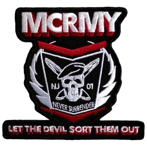 My Chemical Romance - Mcrmy Never Surrender Woven Patch in the group MERCHANDISE / Patch / Pop-Rock at Bengans Skivbutik AB (5581848)