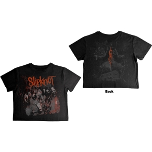 Slipknot - Ouija Belt Lady Bl Crop Top in the group MERCHANDISE / T-shirt / Heavy Metal at Bengans Skivbutik AB (5581921r)