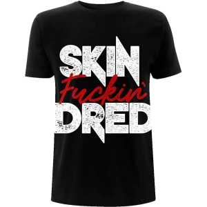 Skindred - Effin Red Uni Bl T-Shirt in the group MERCHANDISE / T-shirt / Heavy Metal at Bengans Skivbutik AB (5581923r)