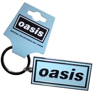 Oasis - Logo Sky Blue Keychain in the group MERCHANDISE / Keyring / Pop-Rock at Bengans Skivbutik AB (5581927)