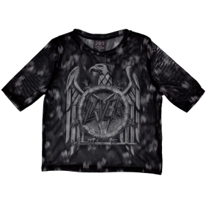 Slayer - Mono Eagle Lady Bl Mesh Crop Top in the group MERCHANDISE / T-shirt / Heavy Metal at Bengans Skivbutik AB (5583050r)