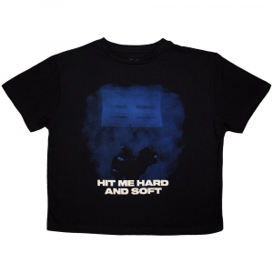 Billie Eilish - Hmhas Blue Lines Lady Bl Crop Top in the group MERCHANDISE / T-shirt / Pop-Rock at Bengans Skivbutik AB (5583531r)