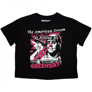 Green Day - American Dream Lady Bl Crop Top in the group OTHER / Övrigt /  at Bengans Skivbutik AB (5583539r)