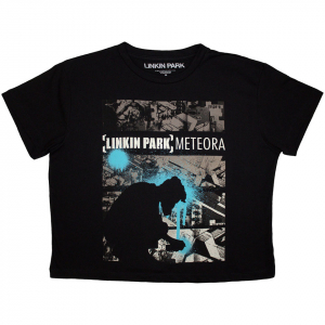 Linkin Park - Meteora Drip Collage Lady Bl Crop Top in the group OTHER / Övrigt / at Bengans Skivbutik AB (5583543r)