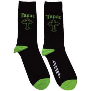 Tupac - Green Cross Uni Bl Socks in the group MERCHANDISE /  /  at Bengans Skivbutik AB (5583629)