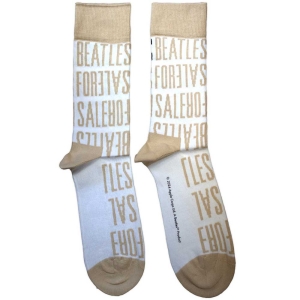 Beatles - For Sale Text Repeat Uni Wht Socks in the group MERCHANDISE / / at Bengans Skivbutik AB (5583634)
