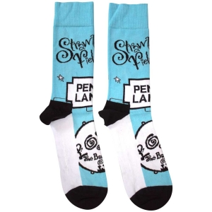 Beatles - Strawberry Fields/Penny Lane Uni Lht Blue Socks in the group MERCHANDISE /  /  at Bengans Skivbutik AB (5583661)
