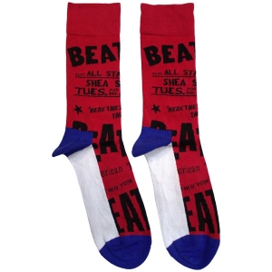 Beatles - Usa Uni Red Socks in the group MERCHANDISE /  /  at Bengans Skivbutik AB (5583665)