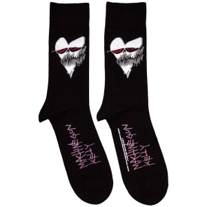 Machine Gun Kelly - Heart Face Uni Bl Socks in the group MERCHANDISE /  /  at Bengans Skivbutik AB (5583680)