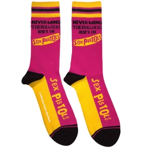 Sex Pistols - Nmtb Stripes Uni Pink Socks in the group MERCHANDISE /  /  at Bengans Skivbutik AB (5583690)
