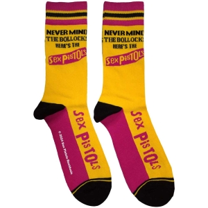 Sex Pistols - Nmtb Stripes Uni Yell Socks in the group MERCHANDISE /  /  at Bengans Skivbutik AB (5583691)